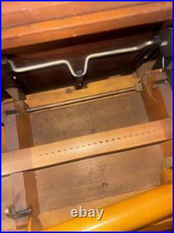 Antique c1880-1890 The Improved Celestina Hand Crank Organette Untested