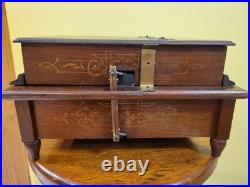 Antique ca1890 MECHANICAL ORGANETTE COMPANY Paper Roller Organ Mu G2U