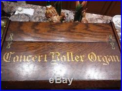 Antique concert roller organ