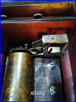Antique music box from 1800's Working but will need repairs