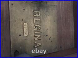 Antique regina music box # 44726 withdisc