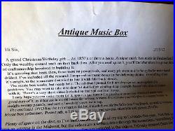 Antique swiss music box
