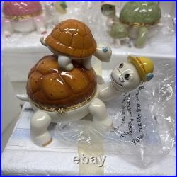 Ardleigh Elliott Grandma's Little Turtle Music box Lot Of 5 With Coa