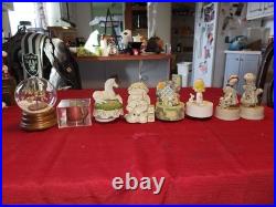 Assorted Collectible Music Boxes & Figurines. Massive lot will sell individually