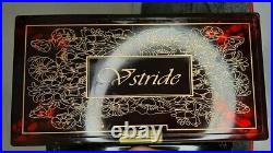 Astride Vintage Piano Music/Jewelry Box Black Laquer 6 x 9.75 x 9.5, 3 Drawer