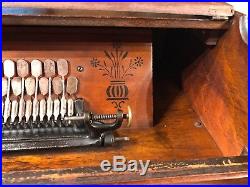 BEAUTIFUL Antique Concert Roller Organ 1880's Looks GREAT