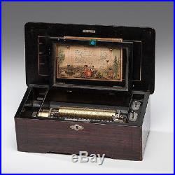 BEAUTIFUL Antique Swiss Picard-Lion Music Box-WORKING