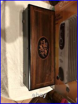 BEAUTIFUL Wooden ANTIQUE SWISS Cylinder Music Box, circa 1880 #C111