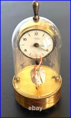 Ballerina Alarm Clock Lancel Paris Twirls En Pointe to The Blue Danube Waltz