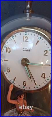 Ballerina Alarm Clock Lancel Paris Twirls En Pointe to The Blue Danube Waltz