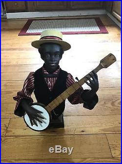 Banjo Player Automaton by Gustav Vichy, Paris, France, c. 1900