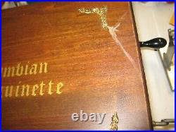 Bates Organ Mfg Columbian Orguinette Organette Working Roller Organ Music Box