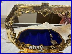 Bath & Body Works Disney Princess Keepsake Jewelry Music Box Gold Limited Ed New