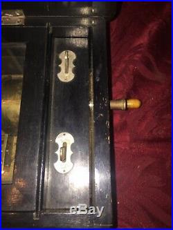 Beautiful Antique 1884 Columbia Music Box Swiss Made Plays 12 Songs Works Great