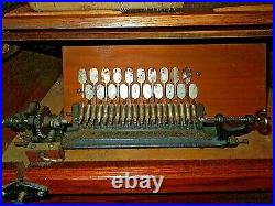 Beautiful Antique Original Concert Roller Organ Autophone Works with 9 Cobs