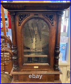 Beautiful Antique Polyphon Upright Coin Operated Disc Music Box