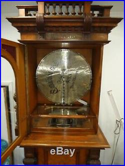 Beautiful Antique Polyphon Upright Disc Music Box- Sounds Perfect