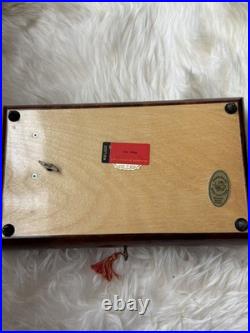 Beautiful Reuge Italian Wood Music Jewelry Box Fur Elise WORKING