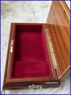 Beautiful Reuge Italian Wood Music Jewelry Box Fur Elise WORKING