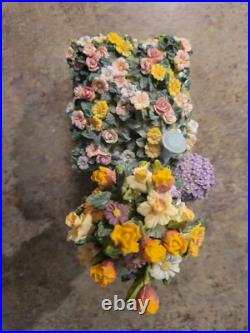 Beautiful San Francisco Music Box Co Flowers Watering Can Plays EDELWEISS