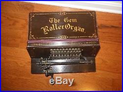 Beautifully Restored Gem Roller Organ