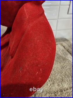 Beethoven Decorative Red Velvet BustVERY RARE