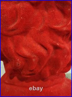 Beethoven Decorative Red Velvet BustVERY RARE