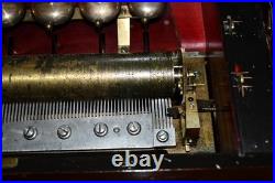 Bells in Sight Cartel. Made by L'Epee in France 1868 8 Airs 6 Bells Inlays