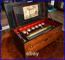 Bells in Sight Cartel. Made by L'Epee in France 1868 8 Airs 6 Bells Inlays