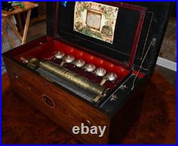 Bells in Sight Cartel. Made by L'Epee in France 1868 8 Airs 6 Bells Inlays