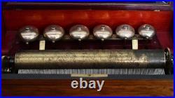 Bells in Sight Cartel. Made by L'Epee in France 1868 8 Airs 6 Bells Inlays