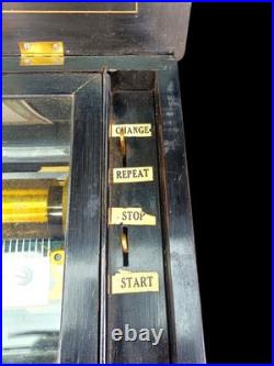 Bornand Music Box Very Nice, Beautiful Sound 13 Cylinder