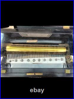 Bornand Music Box Very Nice, Beautiful Sound 13 Cylinder