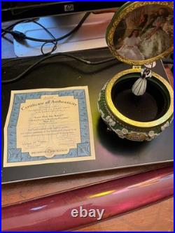 Bradford Exchange 75th Anniversary Gone With The Wind Heirloom Limoge Music Box