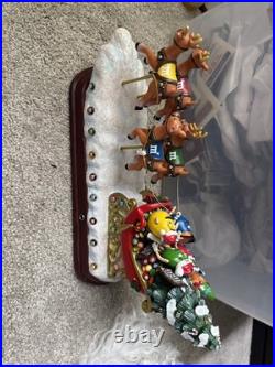 Bradford Exchange M&M Christmas Eve Sleigh Ride Music Box Limited Edition