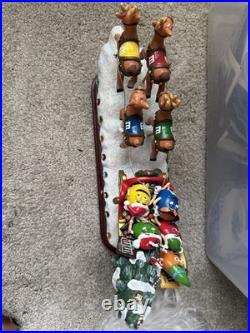 Bradford Exchange M&M Christmas Eve Sleigh Ride Music Box Limited Edition