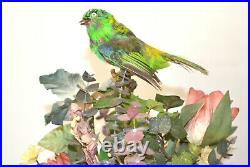 C. 1880 Bontems Singing Bird In Flowerpot Jardiniere Music Box