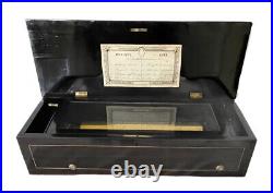 C. 1880 Swiss 8-tune Antique Music Box We Ship Worldwide