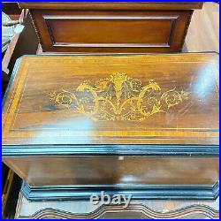C092 Antique 1800's Collectible Organ Musical Box Working Condition