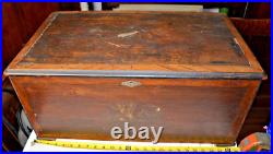 C1800s Large SWISS 6 Bells, 12 Aires Cylinder Music Box 25X14X12