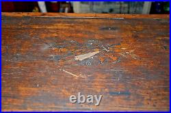 C1800s Large SWISS 6 Bells, 12 Aires Cylinder Music Box 25X14X12