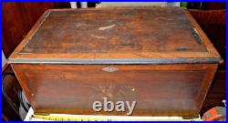 C1800s Large SWISS 6 Bells, 12 Aires Cylinder Music Box 25X14X12