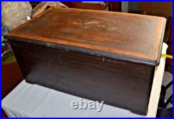 C1800s Large SWISS 6 Bells, 12 Aires Cylinder Music Box 25X14X12