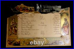 C1885 Paillard Swiss Cylinder Wood Inlay Music Box 10 Airs Songs