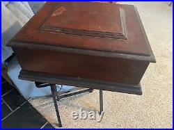 C1900 Antique Regina Coin Operated Disc Music Mahogany Box case Only C1900 Antique Regina Coin Operated Disc Music Mahogany Box case Only