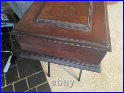 C1900 Antique Regina Coin Operated Disc Music Mahogany Box case Only C1900 Antique Regina Coin Operated Disc Music Mahogany Box case Only