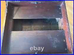 C1900 Antique Regina Coin Operated Disc Music Mahogany Box case Only C1900 Antique Regina Coin Operated Disc Music Mahogany Box case Only