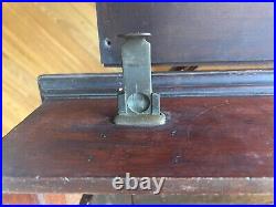 C1900 Antique Regina Coin Operated Disc Music Mahogany Box case Only C1900 Antique Regina Coin Operated Disc Music Mahogany Box case Only