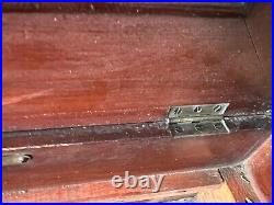 C1900 Antique Regina Coin Operated Disc Music Mahogany Box case Only C1900 Antique Regina Coin Operated Disc Music Mahogany Box case Only
