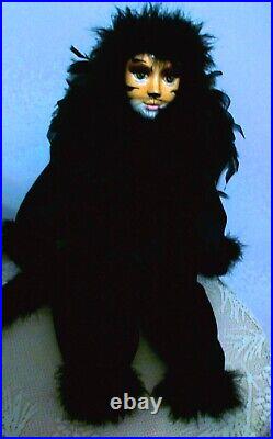CATS Large Musical Grizabella Doll, Plays Memory, Vintage, 28 inches, Good